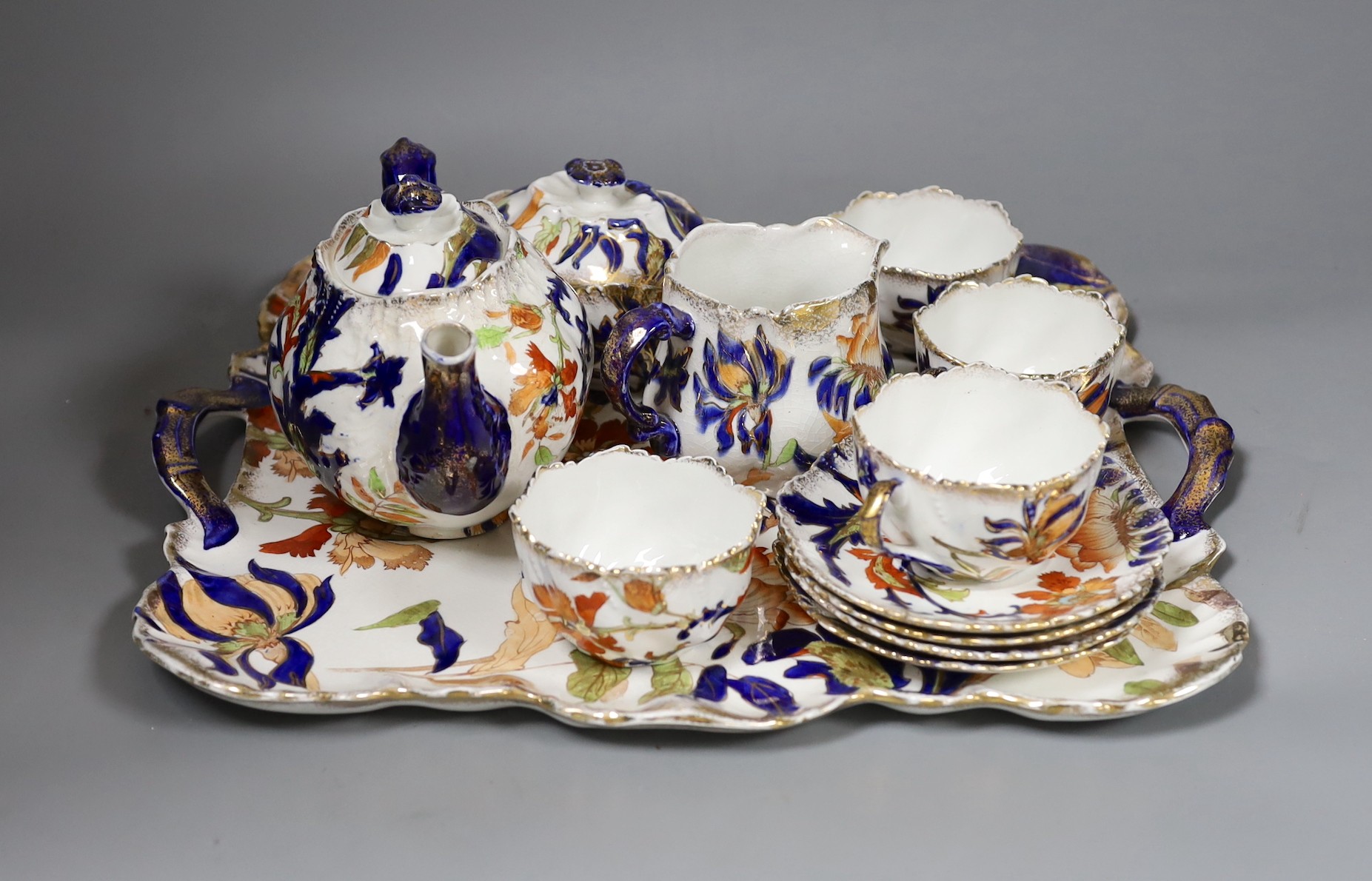 A Ridgways ‘Fantasia’ pottery tea set